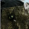 Pantalon Baggy américain pour hommes, vêtements Y2k rétro, pantalon de sport de rue, imprimé léopard, décontracté, grande taille, Style automne 240228