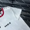 منشفة مطرزة رسالة محملات بيضاء قصيرة الأكمام تي القمصان القطن قمم القمصان غير الرسمية t