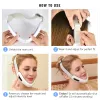 Tops Electric Face Lifting Double Chin Vline Lift Up Belt Led Photon Therapy Facial Massager Vibration Face Slimming Beauty Devices