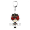 Llaveros Ensemble Stars Llavero de anime Amagi Hiiro Hidaka Hokuto Hombres Llavero para mujeres Sena Izumi Figura Acrílico Llavero Colgante Regalos