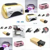 Secadores de uñas al por mayor- Herramientas de arte en gel polaco Profesional 48W Lámpara LED Luz 110-220V Secador con pantalla LCD Lector de temporizador Drop Delive Dhcab