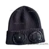 CP Caps Men's Designer Ribbed Knit Lens Hats Women's Extra Fine Merino Wool Goggle Beanie Official Website Version CP 953