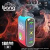 Bang Box 18000 Одноразовый Vape 9000 затяжек в режиме Pluse и Bang 18000 затяжек в обычном режиме 28 мл 650 мАч Перезаряжаемый Интеллектуальный дисплей Мощность 18 тыс. затяжек 9 тыс.