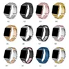 Designer armband rostfritt stål armband länk klockband rems band smarta bärbara tillbehör för Apple Watch Series 2 3 4 5 6 7 8 SE Ultra Iwatch 38 40 41 42 44 45 49m