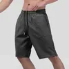 Мужские шорты мужские летние пуговицы в полоску однотонные карманные пляжные повседневные брюки стрейч