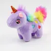 Unicorn peluş oyuncak yumuşak doldurulmuş popüler çizgi film bebek atı küçük kolye oyuncakları çocuklar için kızlar