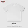 Men's T-shirts Be Mens Wear | 2024 Spring Ba Family T-shirt Pure Cotton 425g Solid Color Shoulder Drop Short Sleeve Loose Fashion Brand Couple