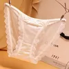 Women's Panties Sexy Lace-up Pure Desire Machine Lace Breathable Cotton Crotch Ladies Plus Size Briefs