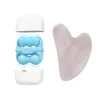 Tillbehör Ice Roller och Gua Sha Jade Massage för Body Face Eye Cold Compress Therapy Pain Relief Skin Rejuvenation W V Shape Beauty Care