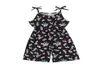 Macacões CitgeeSummer Infantil Bebê Meninas Macacão Flor Imprimir Mangas Strap Romper Playsuits Roupas 6M3Years2035692