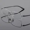 Viodream receptbelagd glas Pure Titanium Material Business Eglasses Frame Oculos de Grau Glasses Man Man Reading Fashion Sungl281V