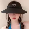 Visors Designer Women Hats Luxurys Designers Caps Hats Mens Triangle Visor Thickend Brand Trucker Hat Summer Outdoor UV 242281BF