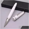 Gel Pens Wholesale Ball Pen Pen Matte Black Gift White Classique Office with the prograte number Drop Drop School Bu dh9qi