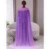 Roupas étnicas Roxo Cheongsam Qipao Elegante Vestido Mulheres Tradicional Chinês Vestido de Casamento Vestidos Longos Noite Trajes Orientais Guzheng