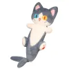 Kissen Hot Kawaii Big Eyes Shark Cat Plüschtiere Gefüllte süße Katzen Puppe Schönes Tierkissen Weiches Cartoonkissen Kinder Weihnachtsgeschenk