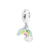 Sieraden 925 Sterling Sier Dangle Charm Nieuw product Kleur Rainbow Balloon Charms Bead Fit Pandora Armband Diy Sieraden Accessoires Drop Dhnqe