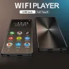 プレーヤーヨープーン新しいM18ポータブルスマートアンドロイドwifi mp3 mp4プレーヤーBluetooth 5.0フルタッチIPSスクリーンFM/レコーダー/ブラウザ/最大128GB