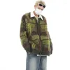 Herentruien Vintage Patchwork Kleur Heren Vest Trui Koreaanse Knappe Mode Casual Warme Herfst Winter Mannelijke Dikke Jas