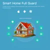 Détecteur Tuya Smart Zigbee Door Capteur Open / Fermer Home Security Alarm System via Smart Life App Control Control pour Alexa Google Home