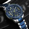 Watches Naviforce Brand Fashion Sport Mens Watches Stainless Steel Quartz Clock Waterproof Big Dial Watch Men Relogio Masculino