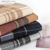 Lenços Moda Confortável Versátil Malha Imitação Cashmere Inverno Borla Versão Coreana Mulheres Cachecol Quente Defende Colar Frio Xaile Q240228