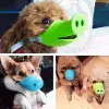 Focinhos máscara para animais de estimação cão de estimação personalizado respirável focinho silicone porco nariz focinho máscara parar latir morder mastigar para pequeno grande cão