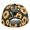 Sunflower Ponytail Baseball Cap 4 Colors Ponycaps Party Hats