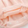 Vestes princesse en dentelle pour petites filles, vêtements d'été avec nœud, body à manches longues, combinaison avec chapeau, 2021