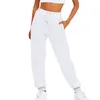 Women's Pants Sports Sweatpants Jogging Solid Colour Loose Casual Versatile Drawstring Elastic Waist With Pockets