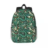 Sac à Dos Serpents Animal forêt modèle Sacs à Dos Adolescent Bookbag décontracté Enfants Sacs d'école Voyage Sac à Dos Sac à bandoulière Grande capacité