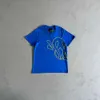 新しいSynaworld Tee Cobalt/Yellow Blue Hemp Rope Tシャツセット