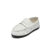 Chaussures pour enfants de printemps en plein air Chaussures décontractées Baby Girls Slip on Penny Locage en bas âge blanc Fashion Fashion Boys School Moccasin Nouveau