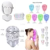 Andere gezondheid Schoonheidsartikelen 7 kleuren Elektrisch led-gezichtsmasker Gezichtsmaskers Ipl Hine Lichttherapie Acne Nekschoonheid Pon Drop Delivery Hea Dhfge