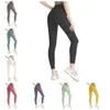 2024 lululemenI Yoga Leggings Mulheres Shorts Cropped Outfits Lady Sports Ladies Calças Exercício Fiess Wear Meninas Correndo Leggings Ginásio Slim Fit Align Pants 698ccc