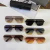 2024 lunettes de soleil carrées rétro pour femmes hommes grand cadre DITA DTS163grand ami extérieur multicolore