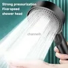 Pommeaux de douche de salle de bain, 6 Modes, multifonction, réglable, grande buse d'eau, accessoire de Massage, YQ240228