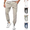 Pantalon homme cordon tissé décontracté Cargo Harajuku ample jambe large Streetwear hommes Hip-hop pantalon droit Joggers