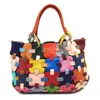 Модные женские сумки, соединяющие лоскутные квадратные сумки, сумки через плечо, красочные женские сумки 030124a