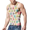 Мужские майки, мужской пасхальный жилет, праздничная повседневная приталенная верхняя рубашка с 3D-принтом яйца и коротким рукавом, футболка