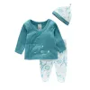 Zestawy 2021 3PCS/Set Baby Girls Boys Ubrania