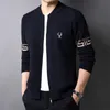 Men's Sweaters 2024 New Fall Winter Brand Luxury Fashion Knit Cashmere Cardigan Sweater Korean Style Mens Trendy Cardigans Jacket Men Clothes Size M-4XL