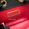 1NR016 Bucket Bags 5A Mirror quality fashion Designer Bag for women shoulder bag Handbags Drawstring patent leather Cross body D0021