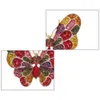 Ny Diamond Patchwork Butterfly Brosch, koreansk version, elegant och fashionabla insektsstiftrock, broschtillbehör