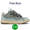 Chaussures de créateur en cuir de luxe pour hommes femmes baskets rose bleu pâle blanc gris multicolore noir gomme rouge baskets de sport pour hommes femmes baskets décontractées chaussure classique