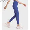 lu lu lu align pant yoga womens clothing Outdoor Joging Womens Pants Leggings Elastic Shaping Sport Tights High-Waisted Workout Ounsers Lemon Workout Gry LL