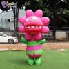 Toptan 4mh (13.2ft) Blower Yeni Tasarım Şişirilebilir Karikatür Çiçek Kostüm Oyuncakları Spor Enflasyon Tesisleri Parti Etkinliği Dekorasyonu için Monster Props