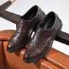 Casual Shoes Luxury Men Leather Outdoor Slip On Formal Dress for Mane Party Wedding Office Work Business