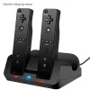 Chargers Smart Charging Station Dock Stand Charger för Wii U GamePad Remote Controller A9LC