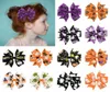 Pinces à cheveux en ruban côtelé pour fille d'Halloween, décoration de fête pour bonbons ou friandises, décoration de fête d'Halloween pour la maison, cadeaux d'Halloween, épingle à cheveux avec nœud papillon8615105