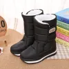 Boots Boys Boots Children Snow Boots for Boys Sneakers Winter Kids Snow Boots Sport Fashion 2022 Nieuwe lederen kinderen schoenen